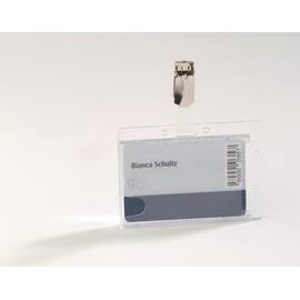 Durable Ausweishalt mit drehbarem Clip  für 2 Ausweise, 25 Stück Artikelbild