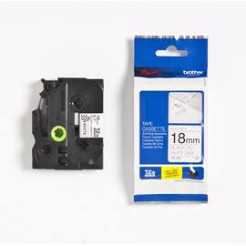 Brother Schriftband für P-Touch, 18 mm, Sicherheitsband/Schwarz - TZE-SE4 Artikelbild