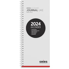 Journalkalender GRIEG 2024 spiral refill produktbilde