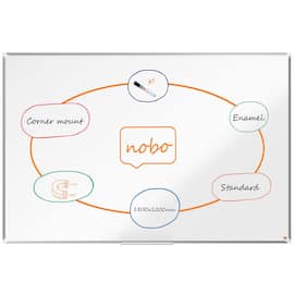 Whiteboard NOBO PremiumP emalje180x120cm produktbilde