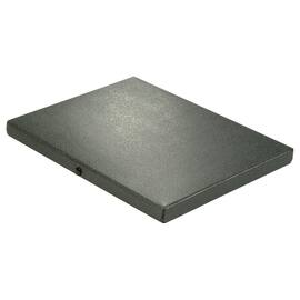 Elba Dokumentenmappe Recycling-Hartpappe, A4, schwarz, 2cm, hoch, mit Druckknopf, 1 Stück Artikelbild