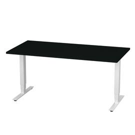 deNord Design Skrivbord höj/sänk Pro 1600x800 svart/vit produktfoto