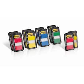Post-it® Index-Haftstreifen Spar-Pack, 4-farbig, sortiert, 25,4 x 43,2 mm, 10+2 GRATIS Artikelbild