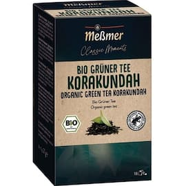 Messmer Bio Grüner Tee KORAKUNDAH, Grüntee, 18 Beutel á 1,5g, 1 Packung Artikelbild