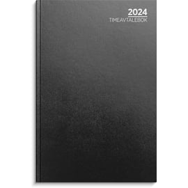 Timeavtalebok GRIEG imitert 2024 sort produktbilde