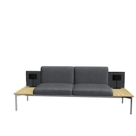 deNord Design Soffa Sona 3-sits SO/301/N/49 grå produktfoto