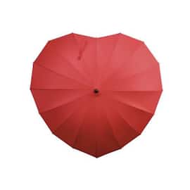 Paraply Hjerte formet - I love you produktbilde