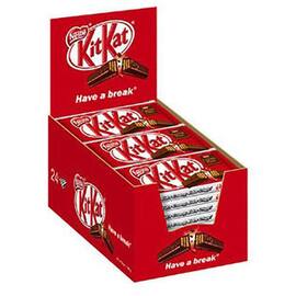 KitKat Schokoladenriegel, Süßer Snack, Single-Pack, 24x41,5g, 1 Packung Artikelbild