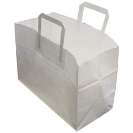 Bærepose papir 17L hvit (250) produktbilde