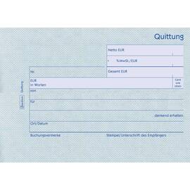 Avery Formularbuch Quittung 1250, mit MwSt, A6, 100 Blatt, 1-fach, 1 Stück Artikelbild