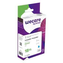 Wecare Bläckpatron,  kompatibel med  EPSON 18XL C, T1812, cyan singelpack produktfoto