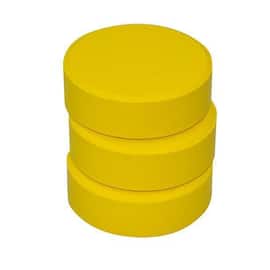 PLAYBOX Färgpuckar 55-57 mm, gul 6/FP produktfoto