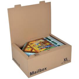 ColomPac Versandkarton Mailbox XL, 1-wellig, 460x335x175mm (A3+), Braun, 10 Stück pro Packung, 5 Packungen Artikelbild