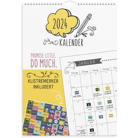 Veggkalender GRIEG A3 2024 Doodle produktbilde