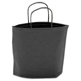 Papiertragetasche B-Bag, Geschenktasche, ohne Seitenfalte, mit gedrehten Papierkordeln, 460x150x310mm, schwarz, 1 Stück Artikelbild