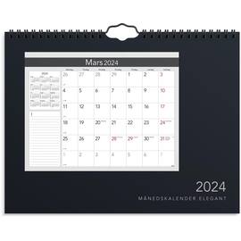 Månedskalender GRIEG 2024 Elegant spiral produktbilde