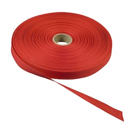 Bomullsband 50mx13mm röd produktfoto