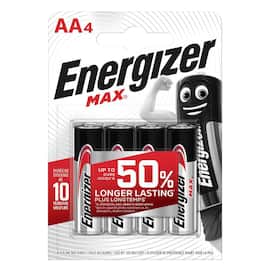 Energizer Batterien Max AA, Mignon, LR6, 4 Stück pro Packung Artikelbild