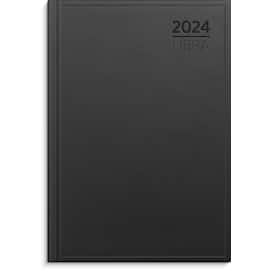 Dagbok GRIEG Libra innbundet 2024 sort produktbilde