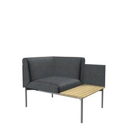 deNord Design Stol Sona 1,5-sits SO/151/N/10/L grå produktfoto