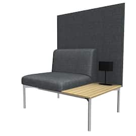deNord Design Stol Sona 1,5-sits SO/151/W/9/L grå produktfoto