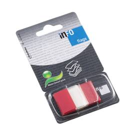 Index INFO 25x43mm rød produktbilde