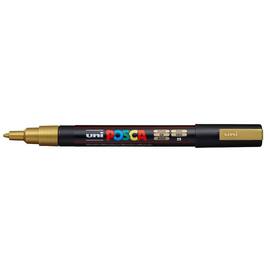 POSCA Permanentmarker UNI POSCA PC3M, Marker, gold, 1 Stück Artikelbild
