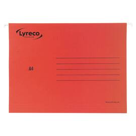 Hengemappe LYRECO Premium A4 rød (25) produktbilde