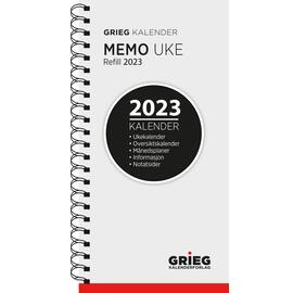 Lommekalender GRIEG Memo 2023 refill produktbilde