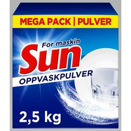 Maskinoppvask SUN pulver 2,5kg produktbilde