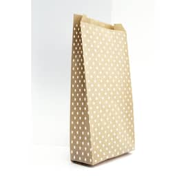 Papirpose 15x31x6cm kraft m/stjerne (50) produktbilde