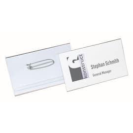 Navneskilt 40x75mm m/nål (100) produktbilde