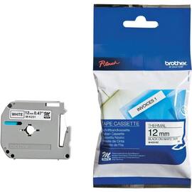 Brother Schriftband 12 mm / 8m, Schriftband: Weiß, Druck: Schwarz - M K231/BZ Artikelbild
