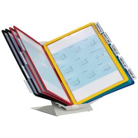 Durable Sichttafelständer VARIO® pro 10, für: 10 Sichttafeln, A4, gefüllt, 1 Set Artikelbild