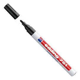 edding Lack-Marker 751, Lackstift, Rundspitze, Schwarz Artikelbild