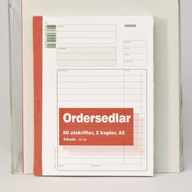 Esselte Blankett Ordersedlar A5 3x50 blad produktfoto