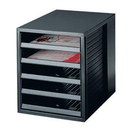 Han Schrank-Set 5 Laden offen Schwarz Artikelbild