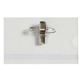 Navneskilt LYRECOm/nål-klype 40x75mm(50) produktbilde