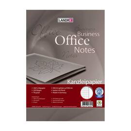 LANDRÉ Kanzleipapier, Schreibpapier, Notizpapier, kariert, recycling, weiß, A3-A4, mit Rand, 250 Bltt, 1 Packung Artikelbild