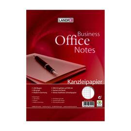 LANDRÉ Kanzleipapier, Schreibpapier, Notizpapier, kariert, weiß, A3-A4, mit Rand, 250 Bltt, 1 Packung Artikelbild