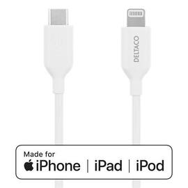 Kabel DELTACO USB-C til Lightning 1m produktbilde