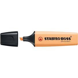 STABILO BOSS ORIGINAL Textmarker, Leuchtmarker, Highlighter, 2-5mm, sanftes orange, 1 Stück Artikelbild