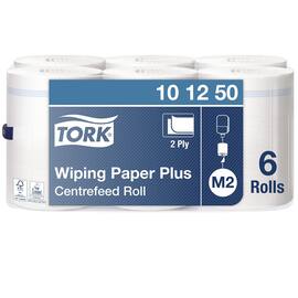 Tork Torkrulle, papper och rengöringsdukar M2, 2-lager, 457 ark, centrummatad, 245 mm, vit produktfoto