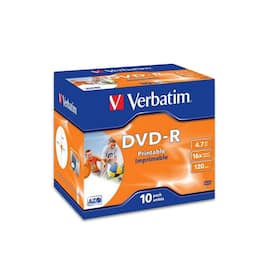 Verbatim DVD-R Rohling, 16x, 4,7GB, 10er Jewelcase Artikelbild