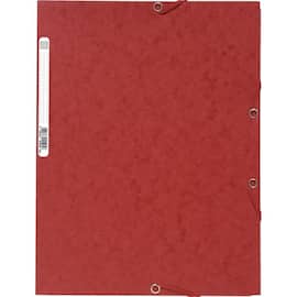 Exacompta Gummibandsmapp 3-klaff A4 röd produktfoto