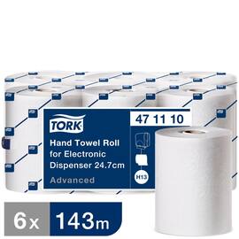 Tork Papierhandtuch auf Rolle, Falthandtuch, 2-lagig, weiss, 24,7cmx143m, 715 Tücher, 6 Rollen Artikelbild