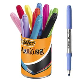 BIC® Marking™ Color Permanent-Marker, Rundspitze, 10 Farben im Set Artikelbild