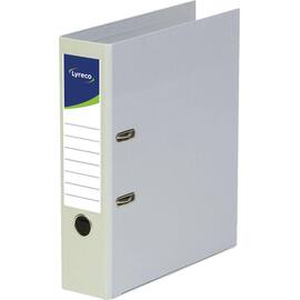 Brevordner LYRECO PP A4 80mm grå produktbilde