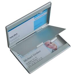 sigel Visitenkarten-Etui, Alu, Twin, bis 91x58mm Artikelbild