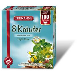 Teekanne Kräutertee ''8 Kräuter'',  Tee, Heißgetränk, 100 Beutel Artikelbild